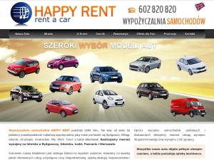 Happy Rent zaprasza: wypożyczalnia samochodów